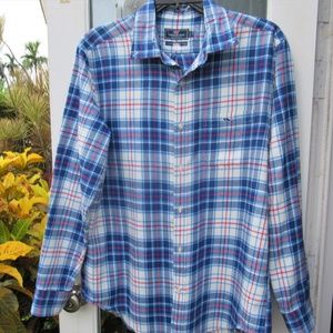 VINEYARD VINES Men'sTucker LS Flannel Shirt - SZ L